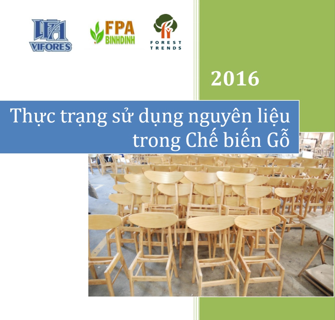 Thực trạng sử dụng nguyên liệu trong Chế biến gỗ